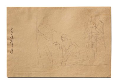Christ and the Canaanite Woman by Bertel Thorvaldsen