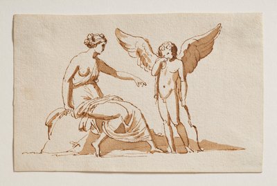 Cupid Complains to Venus of a Beesting by Bertel Thorvaldsen