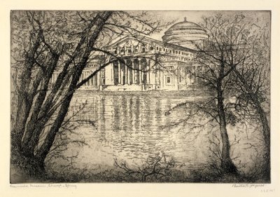 Fine Arts Building--Spring by Bertha E. Jaques