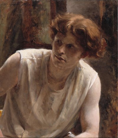 Study of a Female Model by Bertha Wegmann