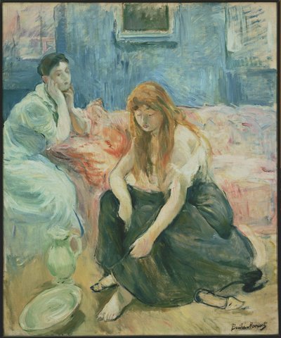 Two Women at Their Toilette by Berthe Morisot