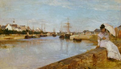 The Harbor at Lorient by Berthe Morisot