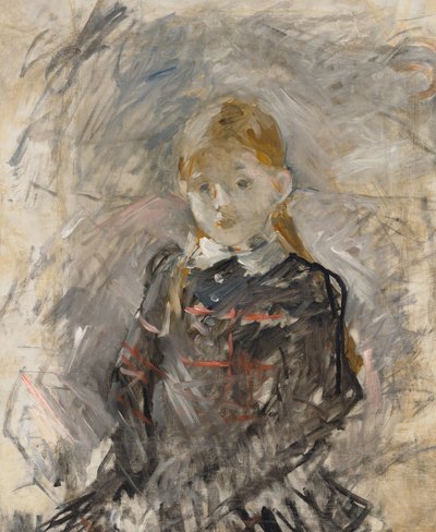 Little Girl with Blond Hair by Berthe Morisot