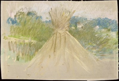 The Small Haystack by Berthe Morisot