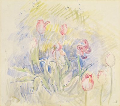 Tulips by Berthe Morisot