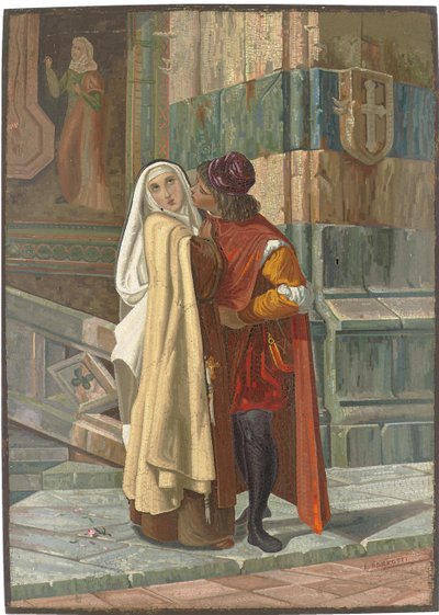 Abelard and Heloise by Biagio Barzotti