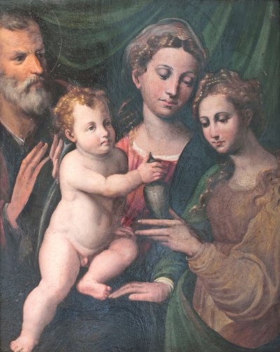 Virgin and Child with St Joseph and St Mary Magdalen by Biagio Pupini