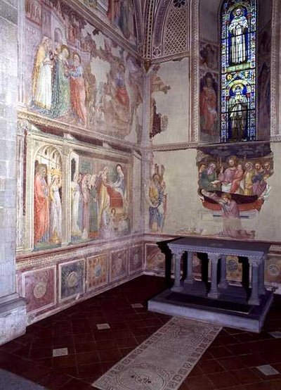 The Life of the Virgin, fresco cycle from an apse chapel by Bicci di Lorenzo