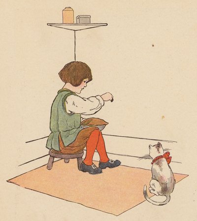Nursery Rhyme: Little Jack Horner by Blanche Fisher Wright