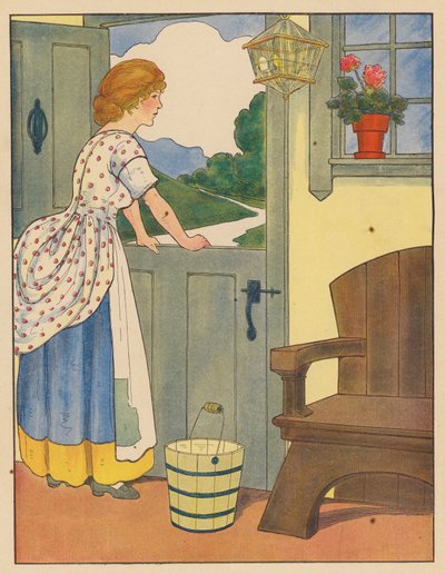 Nursery rhyme: The Bunch of Blue Ribbons by Blanche Fisher Wright