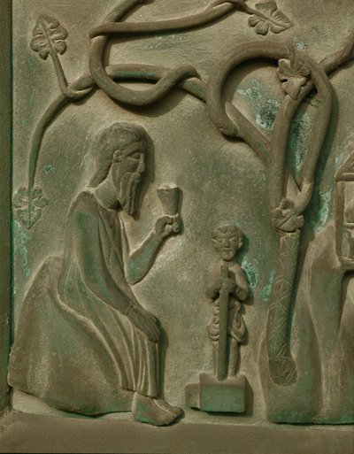 Noah Drinking Wine by Bonanno Pisano