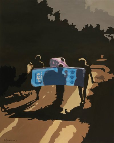 Shadowy Skull Procession by Borgenhag Holmqvist