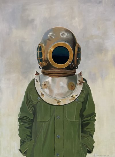 Vintage Deep Sea Diver by Borgenhag Holmqvist