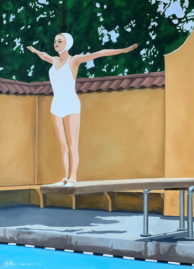 Vintage Pool Diver by Borgenhag Holmqvist