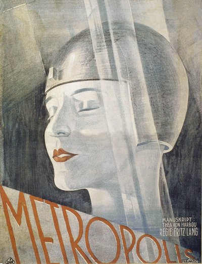 Poster of the Film Metropolis by Fritz Lang by Boris Bilinsky