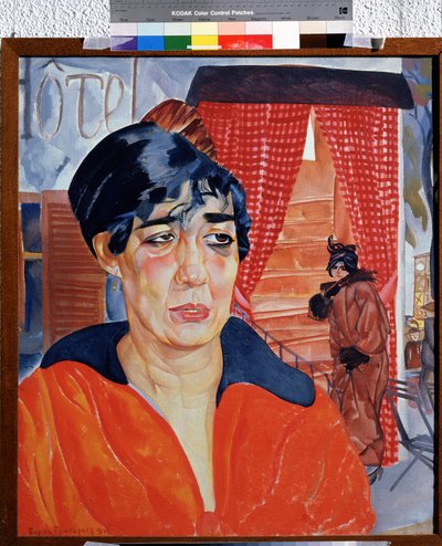 Concierge in Paris. Work by Boris Dmitryevich Grigoriev by Boris Dmitrievich Grigoriev