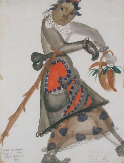 Costume Design for the Opera Snow Maiden by N. Rimsky-Korsakov by Boris Dmitrievich Grigoriev
