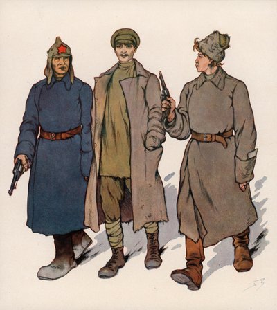 Detainee Being Led to a Soviet Revolutionary Tribunal by Boris Vasilievich Zvorykin