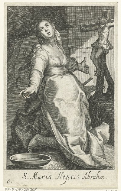 Saint Mary as a Hermit by Boëtius Adamsz. Bolswert