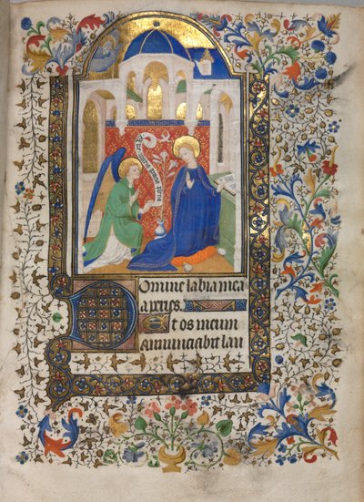 Book of Hours Use of Paris: Annunciation by Boucicaut Master