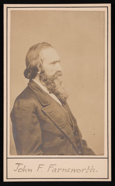 Portrait of John Franklin Farnsworth by Brady