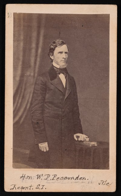 Portrait of William Pitt Fessenden by Brady