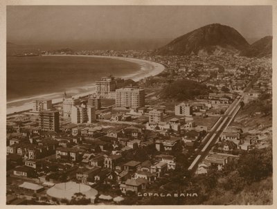 Copacabana, Rio de Janeiro (black and white photo) by Brazilian Photographer