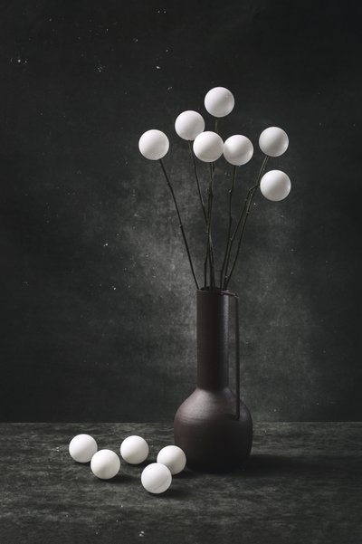 Minimalist White Spheres by Brig Barkow