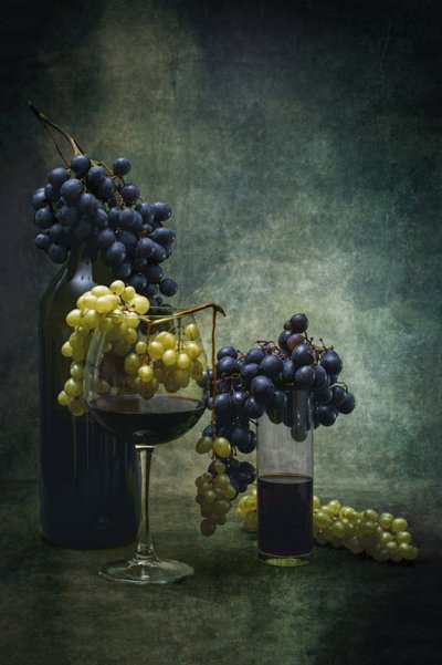 Rustic Wine Grapes by Brig Barkow