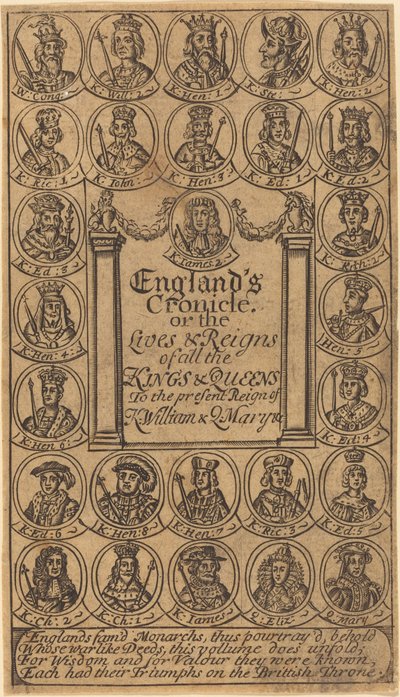 Frontispiece by British 17th Century