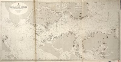 China Sea Singapore Strait by Staff Commander JW Reed Navg Lieuts TH Tizard... Assisted by the Officers of HMS Rifleman 1865-69 by British School