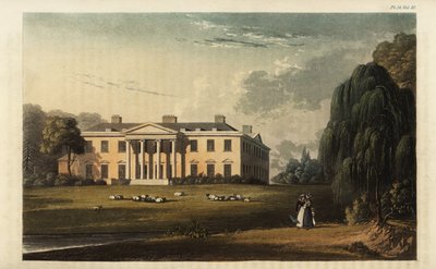 East Cowes Castle, Isle of Wight, the seat of architect John Nash by British School