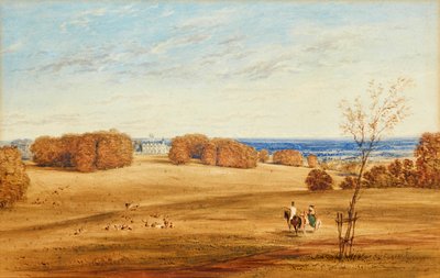 Prospect of Horsley Towers, Surrey by British School