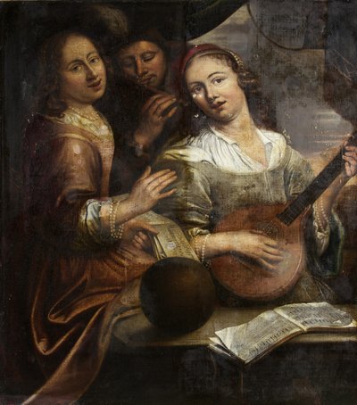 Three Musicians, c.1700 by British School