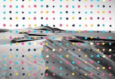 Modern Desert Dots by Bronwyn Baker