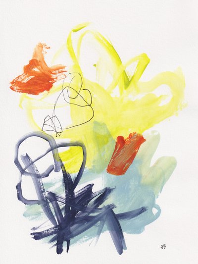 Vibrant Abstract Marks by Bronwyn Baker