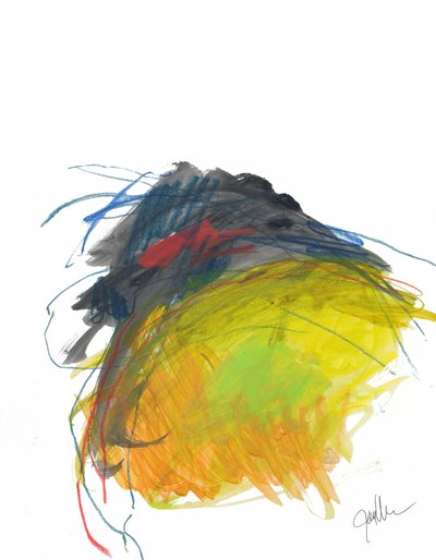 Vibrant Abstract Strokes by Bronwyn Baker