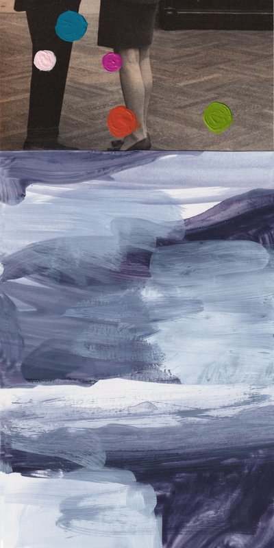 Vintage Legs Abstract Dots by Bronwyn Baker