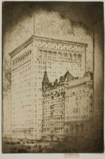 Chicago - 1880 - 1910 by Bror Julius Olsson Nordfeldt