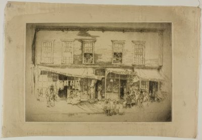 Chicago - No. 638 South Clark St. by Bror Julius Olsson Nordfeldt