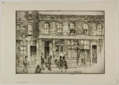 Chicago - The Ten Cent Lodging House by Bror Julius Olsson Nordfeldt