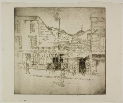 Forecastle Bar by Bror Julius Olsson Nordfeldt