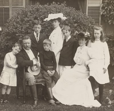 President Theodore Roosevelt, his wife Edith and family by Brothers Pach