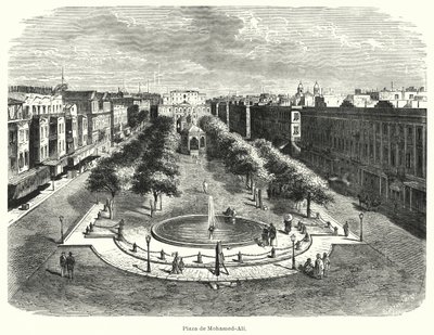 Mohammed Ali Square, Alexandria, Egypt by Bruno Heinrich Strassberger