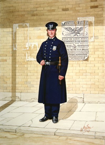 Police Officer in 1863 by Bryan Fosten