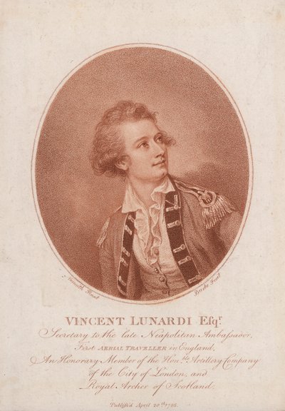 Vincenzo Lunardi, pioneering Italian balloonist by Burke Nesmith
