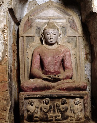 Seated Buddha in meditation by Burmese School