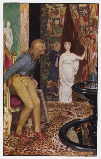 Illustration for The Cloister and The Hearth by Charles Reade by Byam (after) Shaw