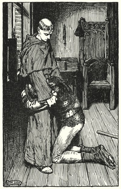 Illustration for The Cloister and The Hearth by Charles Reade by Byam (after) Shaw
