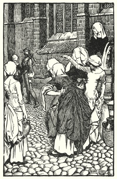 Illustration for The Cloister and The Hearth by Charles Reade by Byam (after) Shaw